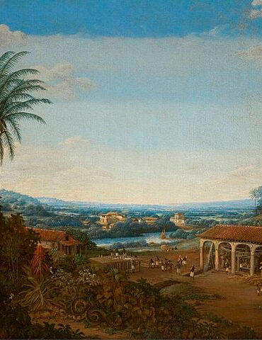 Paisagem com plantação, Frans Post - 1660