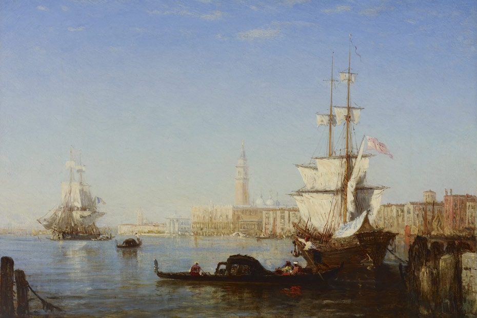 Venice, Morning. Felix Ziem-1864.