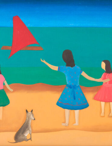 Moças na Praia - Djanira da Motta e Silva - 1964